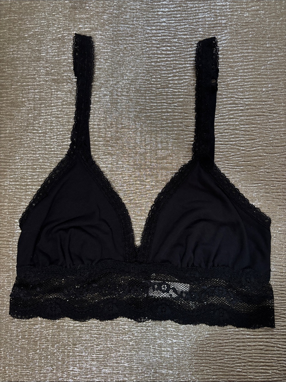 Black Lace-Trim Bralette - Wacoak Btempted bralette - crop top
